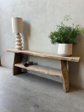 Stoere wandtafel Emma old elm
