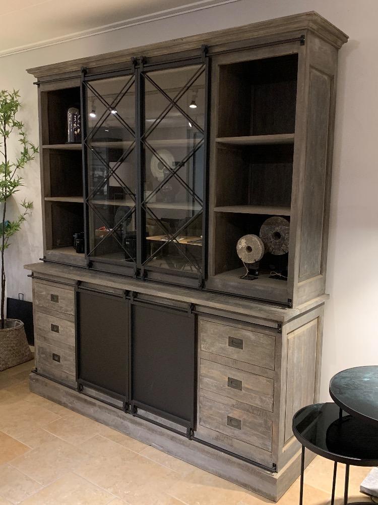 Buffetkast Floris  industrieel grey