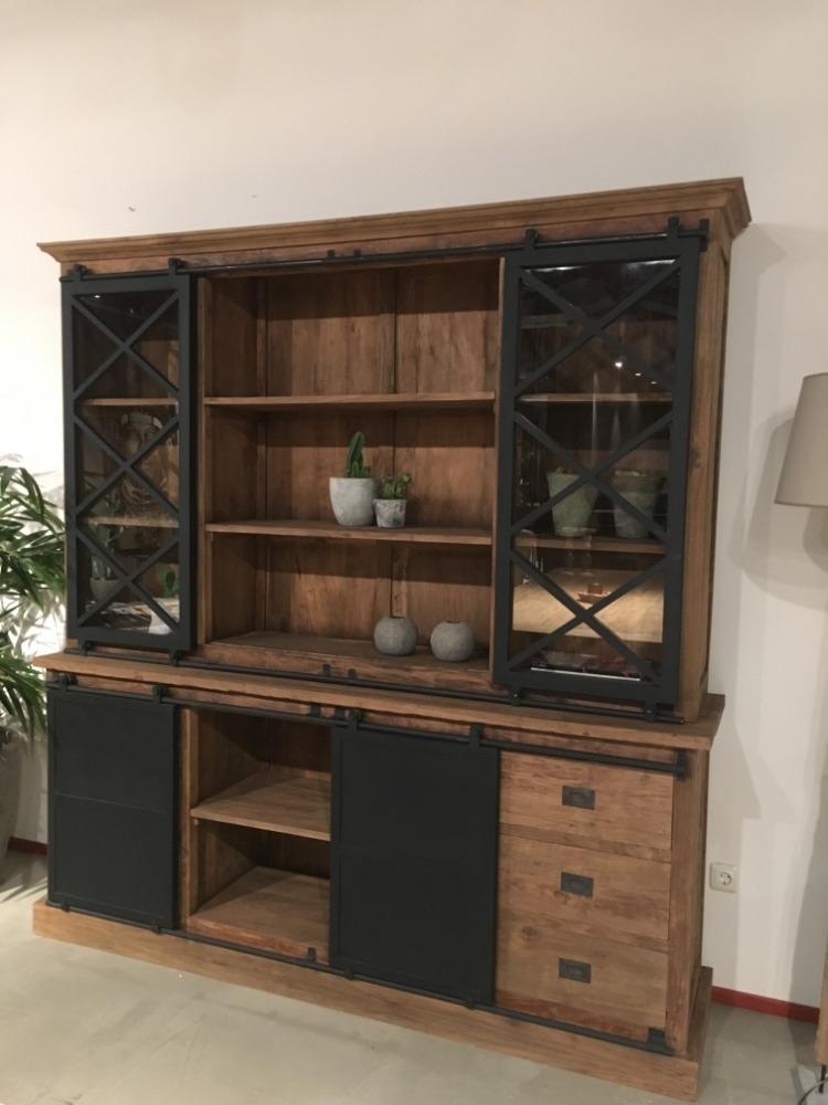 Buffetkast Luuk teak  industrieel 