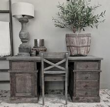 Bureau Olivier antique grey 