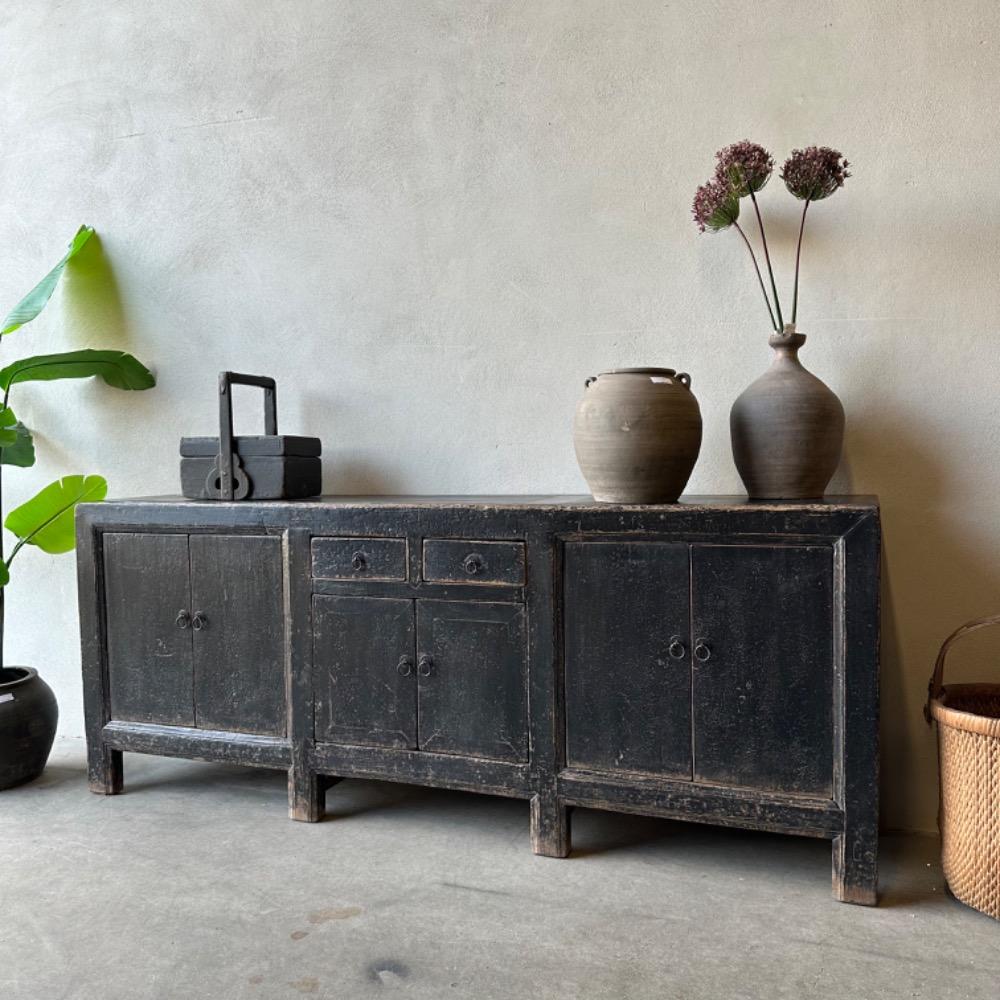 Gaaf origineel dressoir Chinees oud elm hout