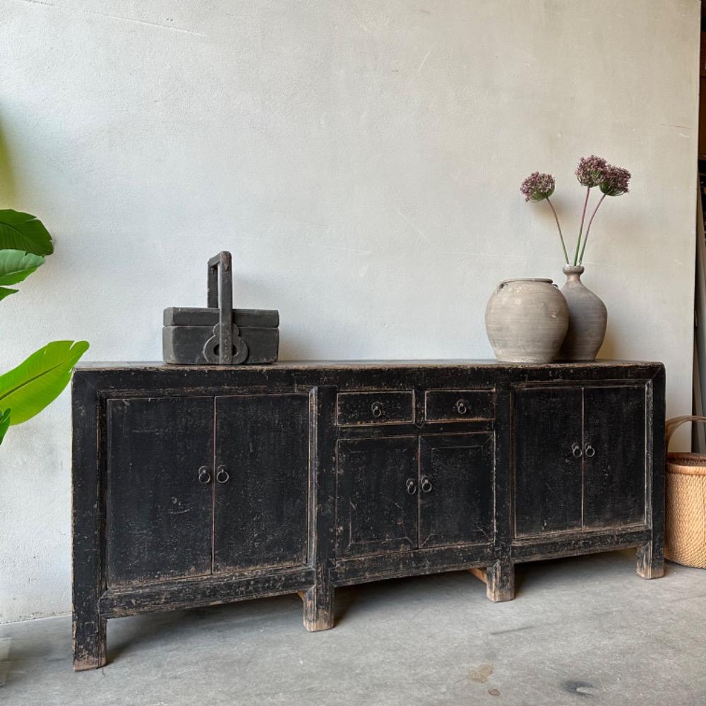 Gaaf origineel dressoir Chinees oud elm hout