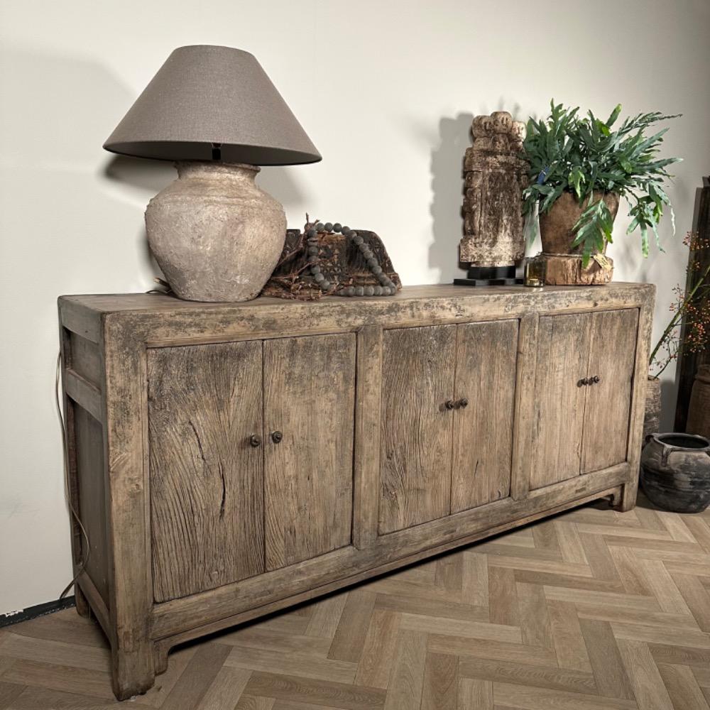 Gaaf origineel  dressoir oud elm hout