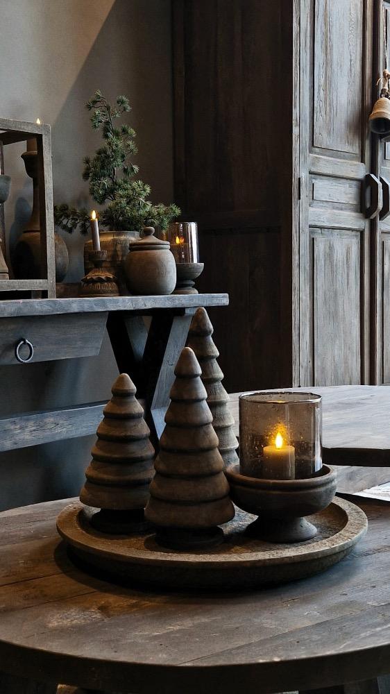 Houten kerstboom klein 