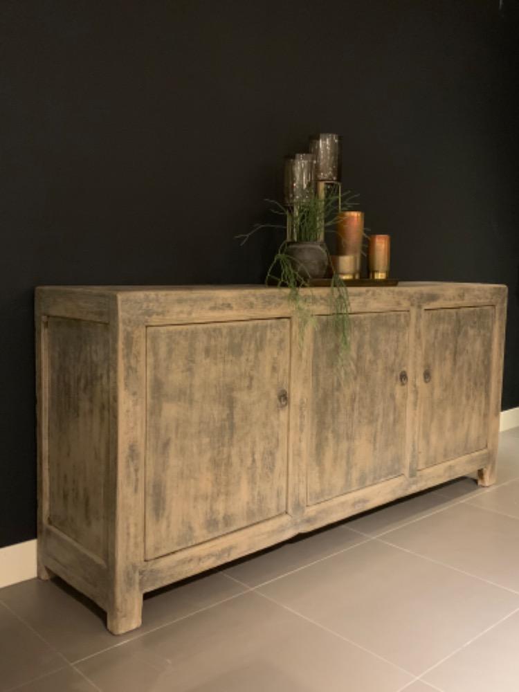 Origineel oud Chinees dressoir 3 deurs