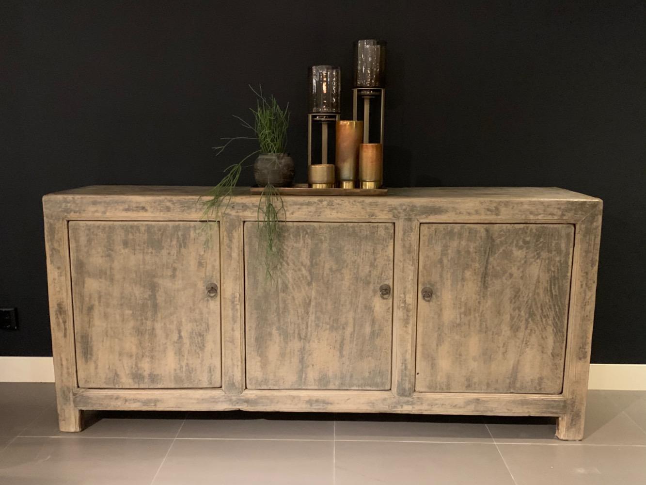 Origineel oud Chinees dressoir 3 deurs