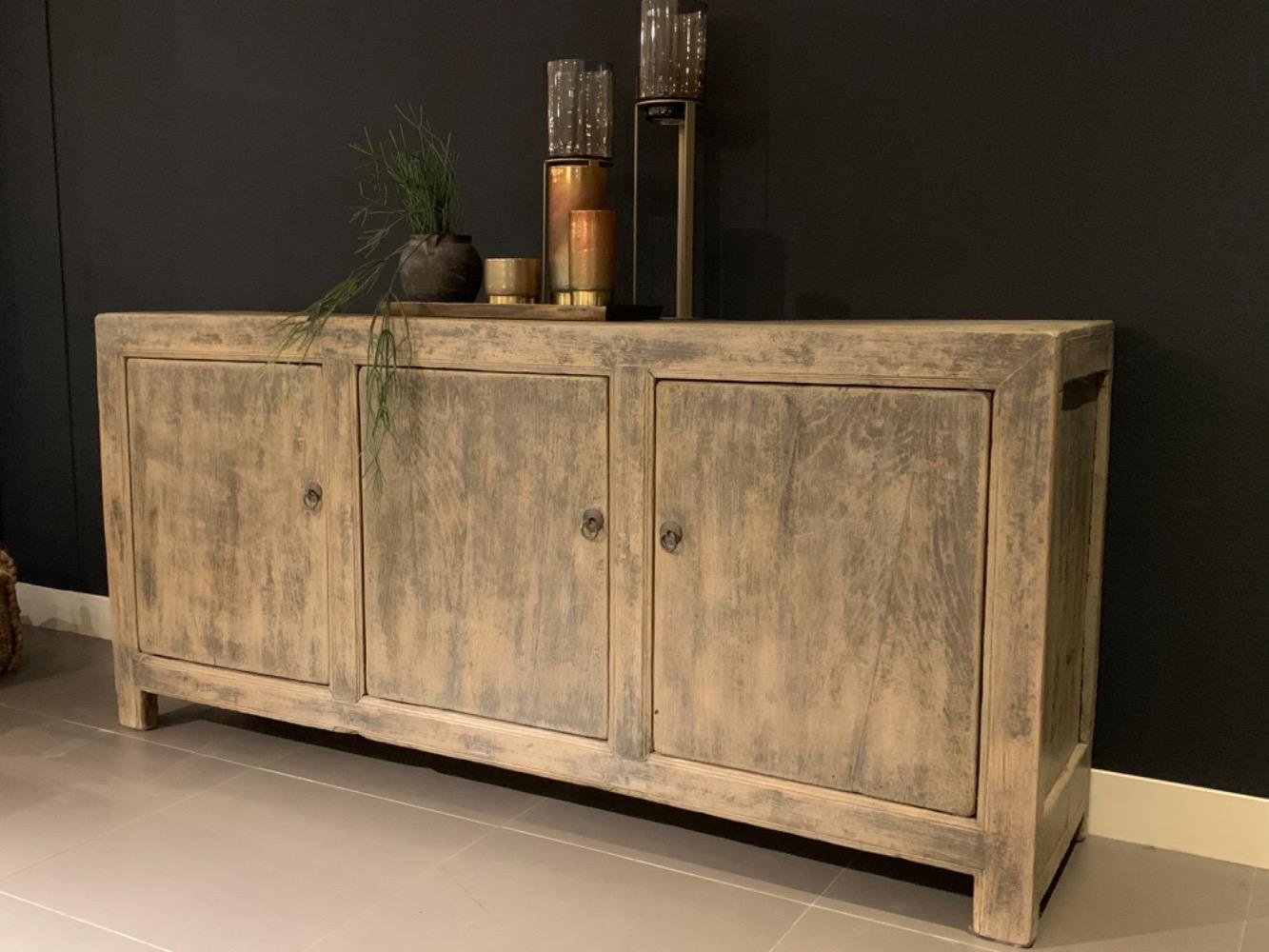 Origineel oud Chinees dressoir 3 deurs