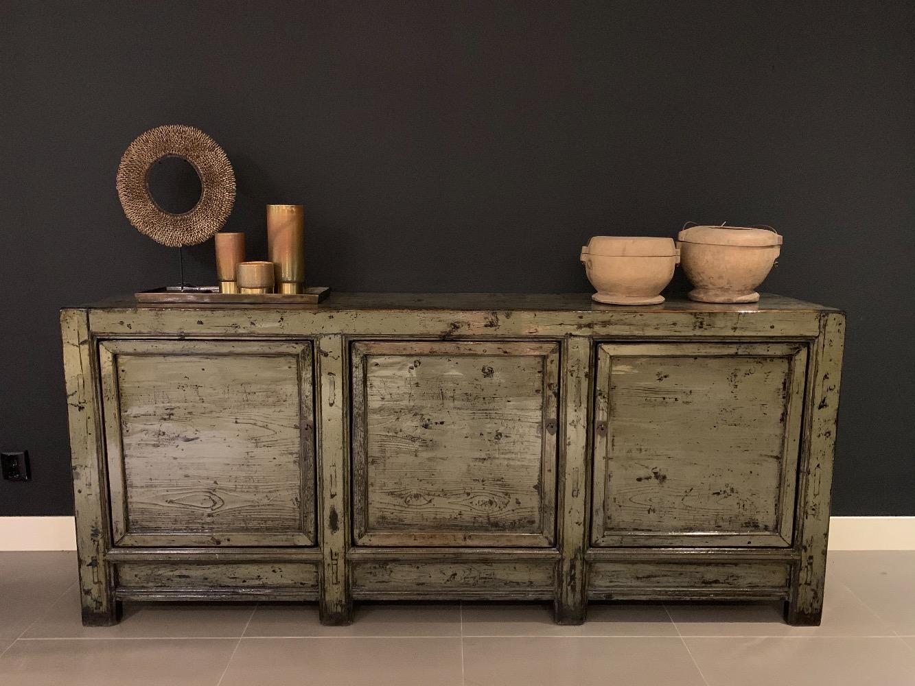 Oud Chinees dressoir hoogglans 