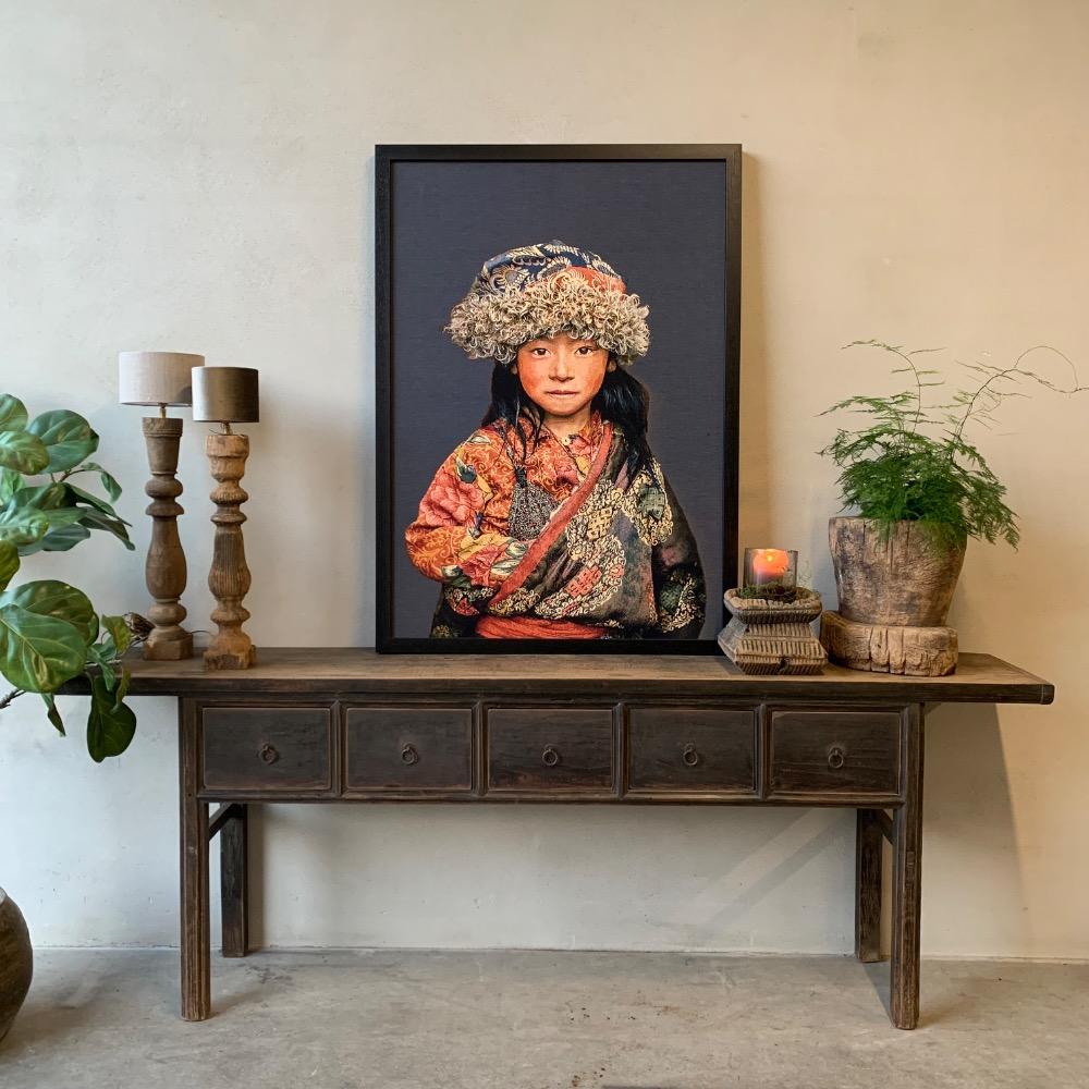 Oude Chinese wandtafel