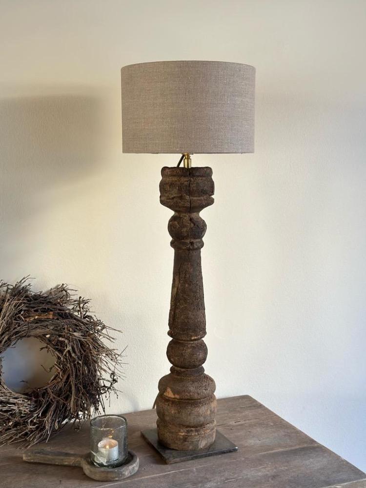 Oude originele baluster lamp