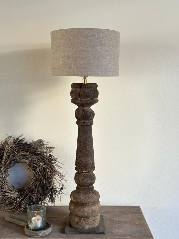 Oude originele baluster lamp