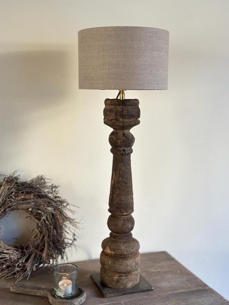 Oude originele baluster lamp