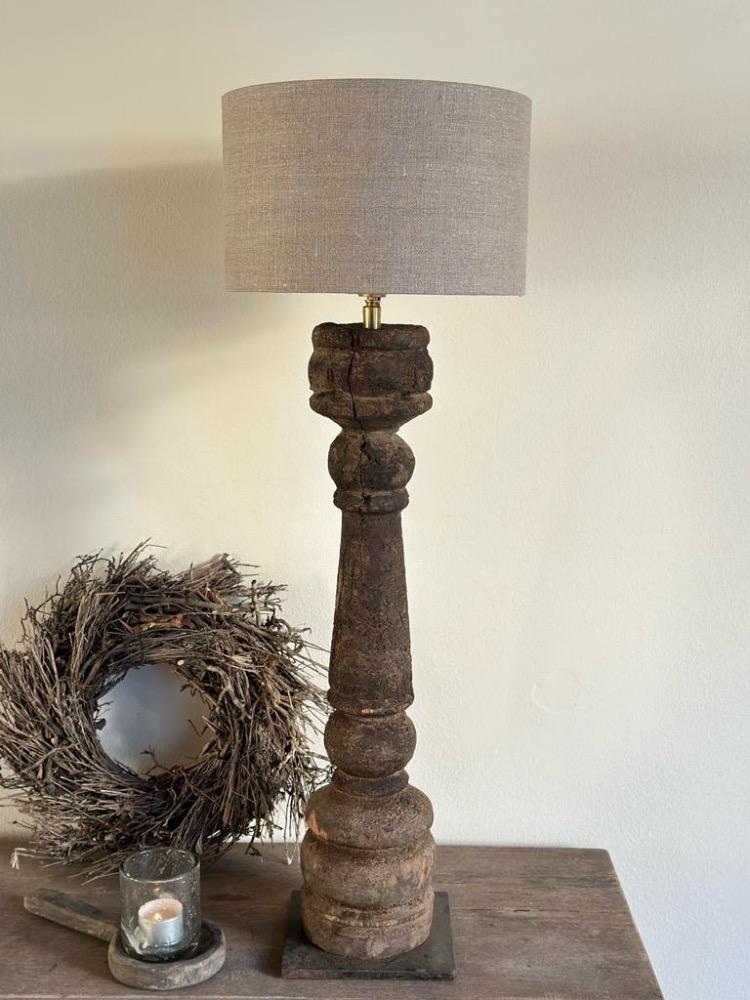 Oude originele baluster lamp