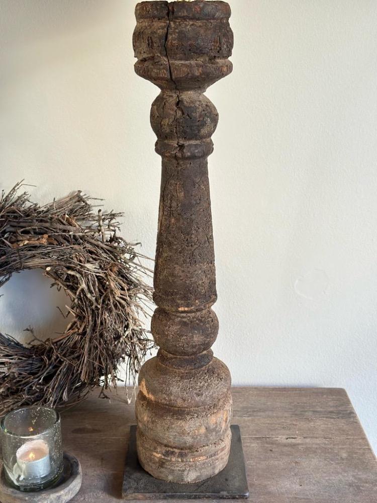 Oude originele baluster lamp