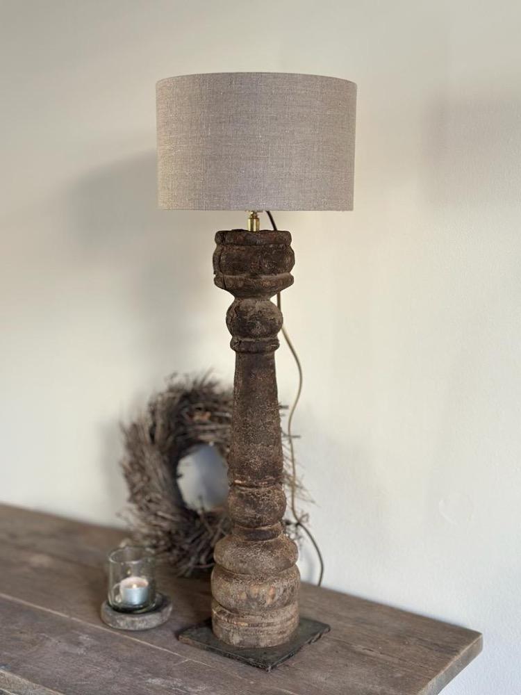 Oude originele baluster lamp