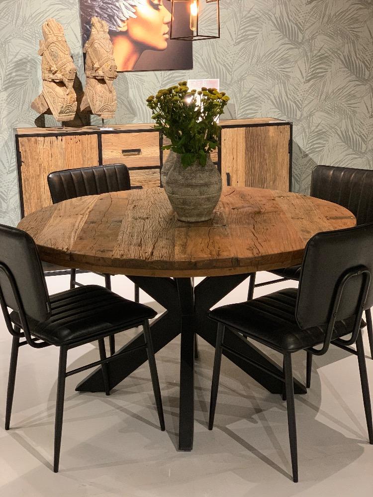 Robuuste ronde eettafel India