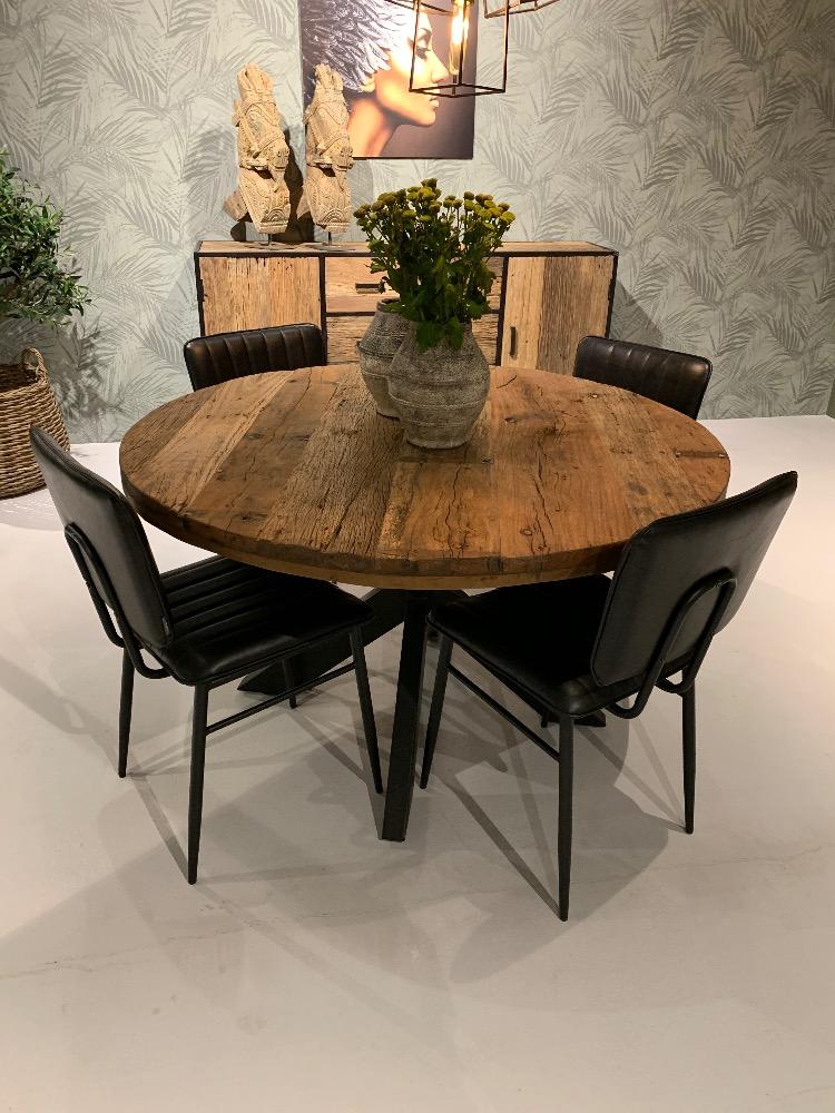 Robuuste ronde eettafel India