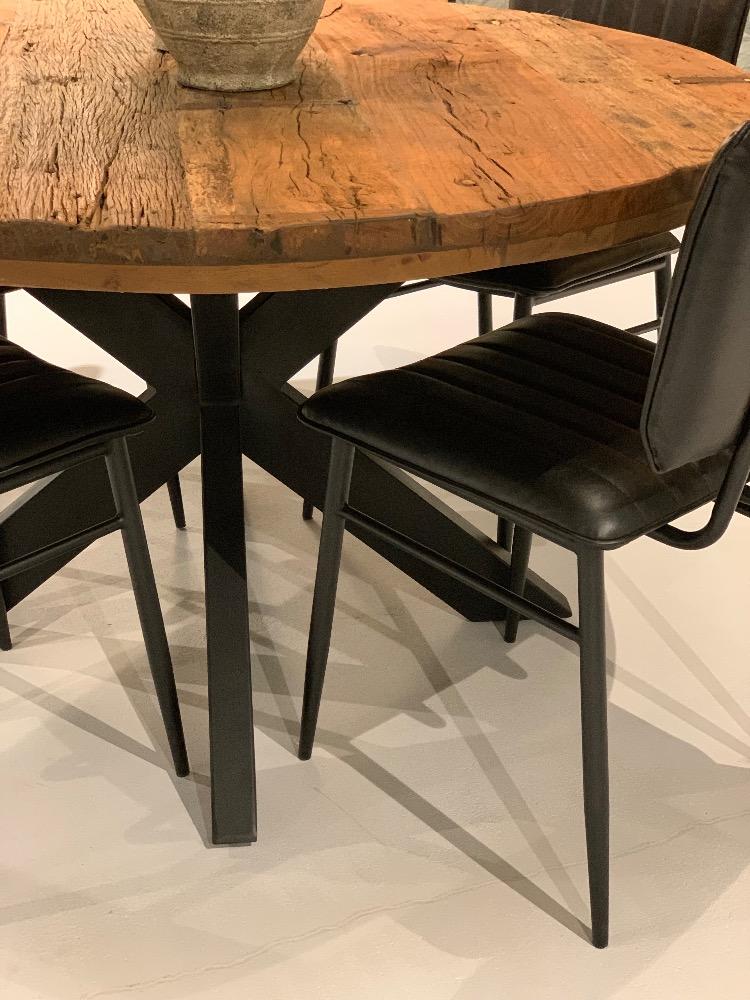 Robuuste ronde eettafel India 