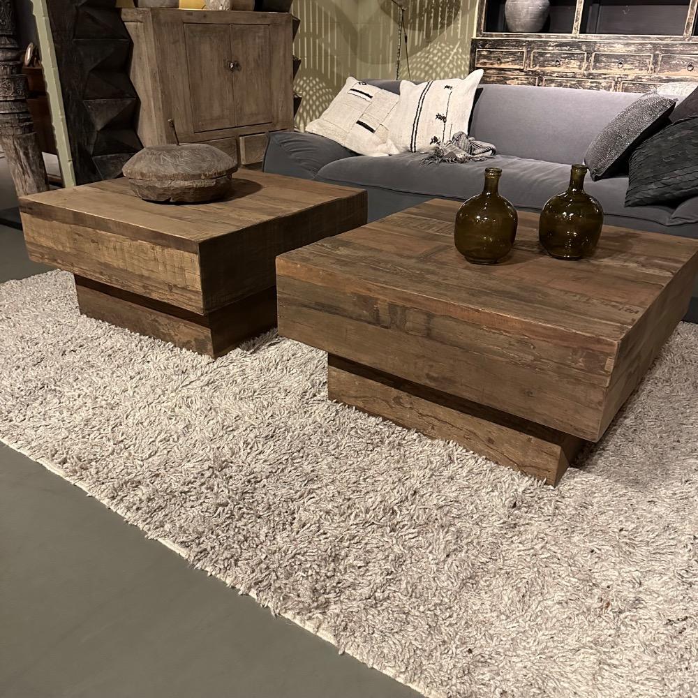Salontafel Teun oud hout