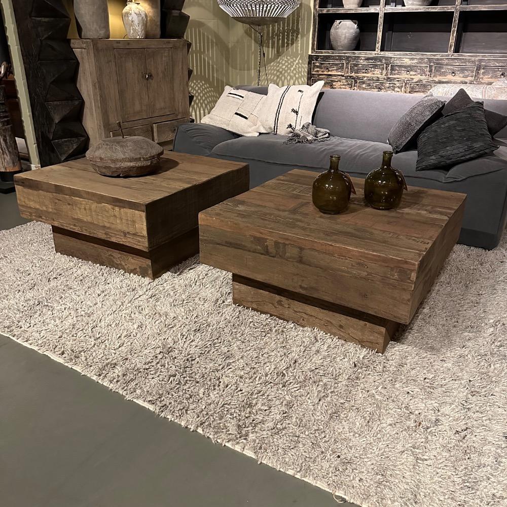 Salontafel Teun oud hout