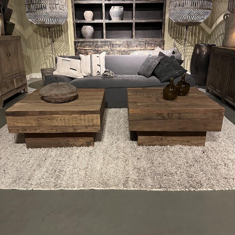 Salontafel Teun oud hout