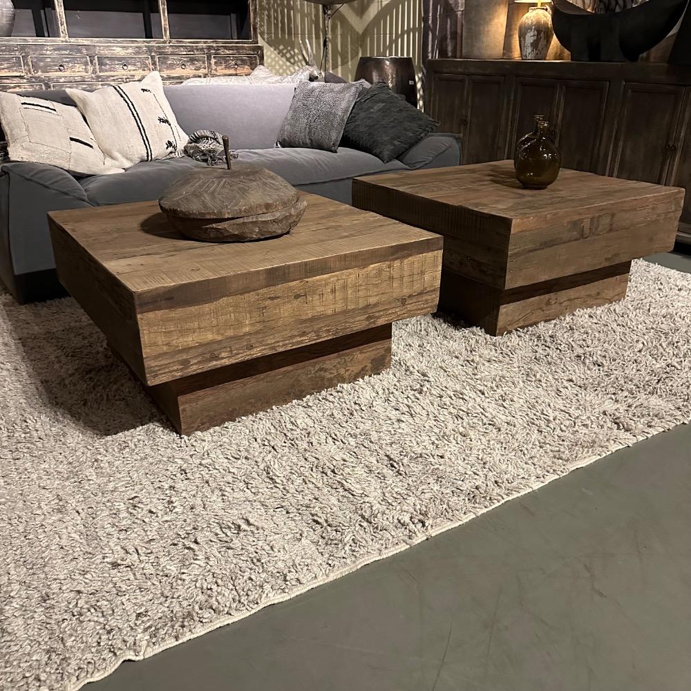 Salontafel Teun oud hout