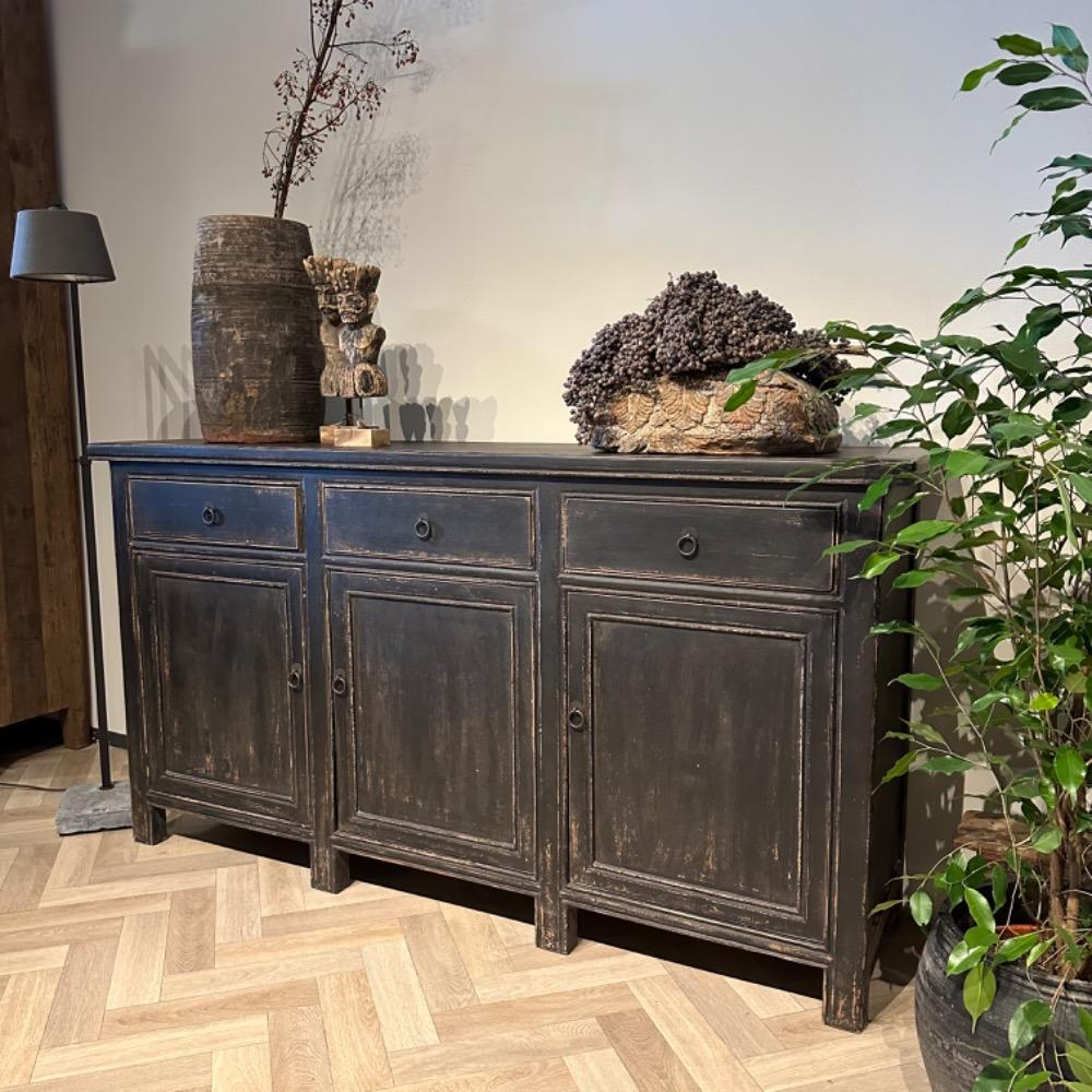 Stoer dressoir in old black 