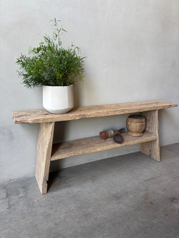 Stoere wandtafel  Dette old elm 