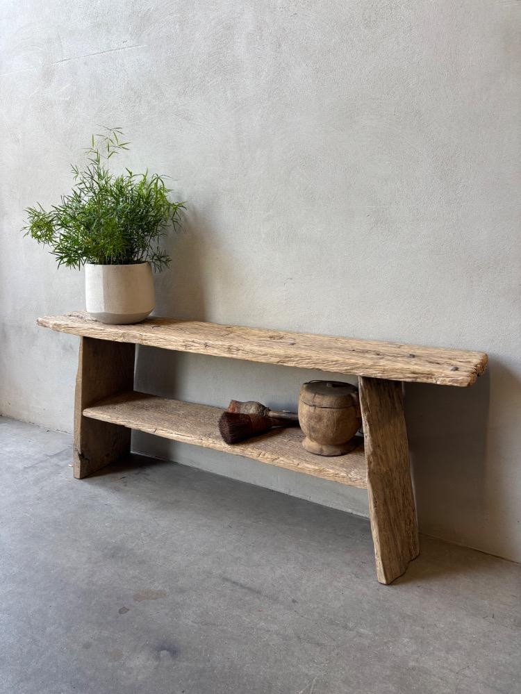Stoere wandtafel  Dette old elm 
