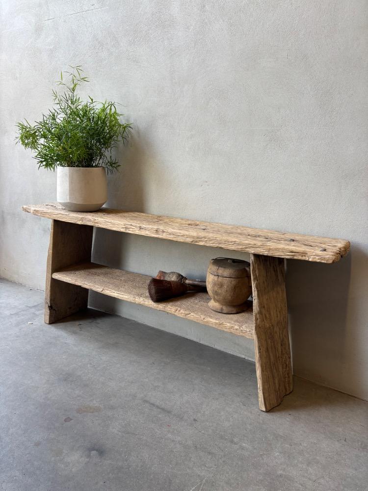 Stoere wandtafel  Dette old elm 