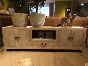 Tv meubel Old Elm 4 Deurs 1 lade 
