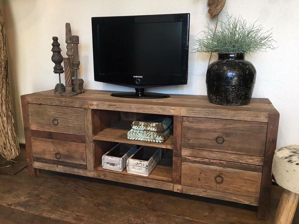 Tv meubel oud hout 