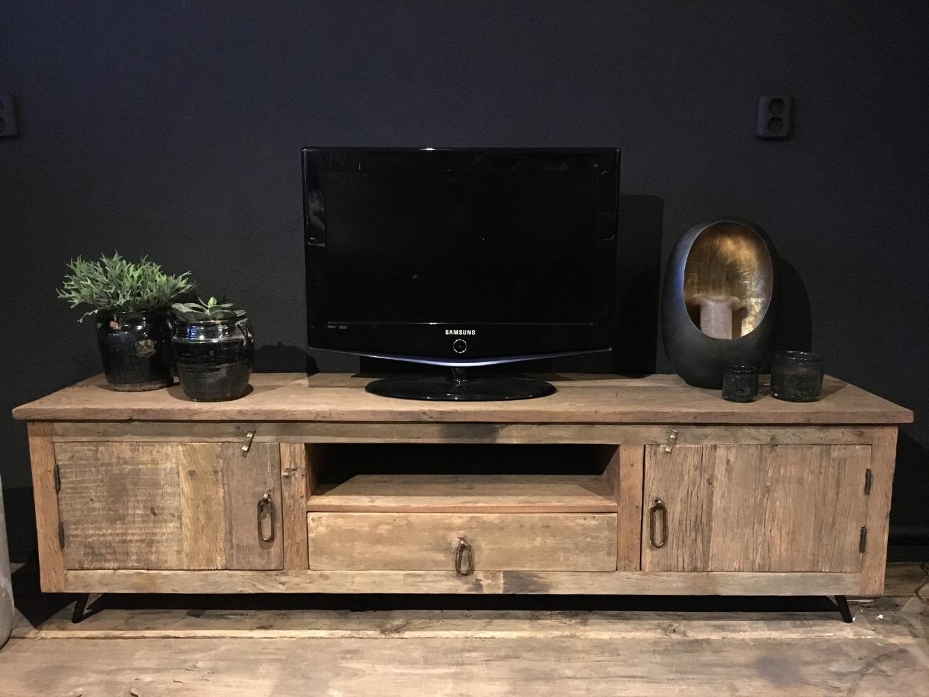 tv meubel oud hout