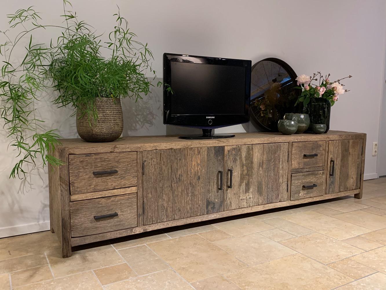Tv meubel oud hout XL 