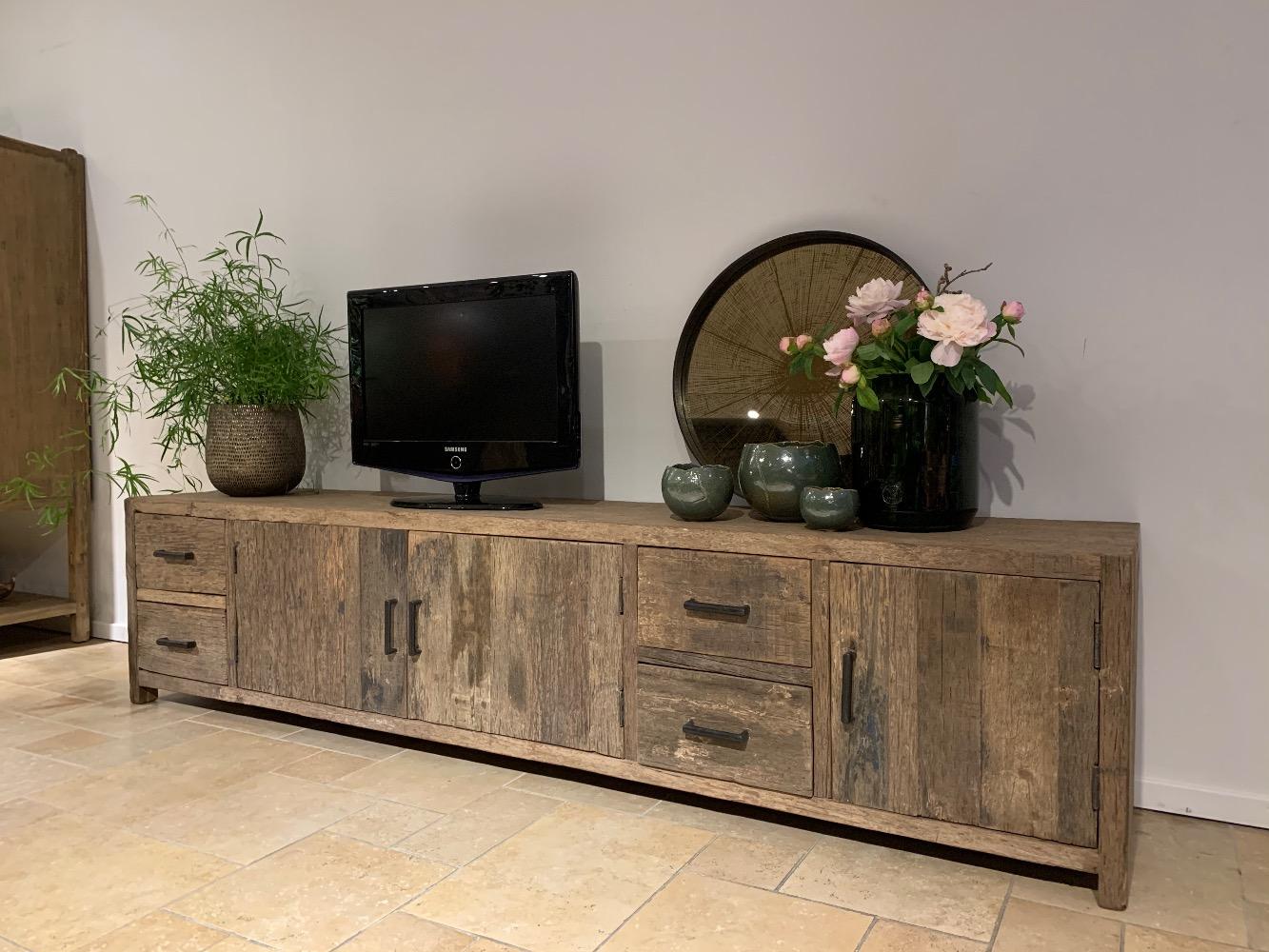 Tv meubel oud hout XL 