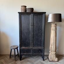 Uniek Chinees Elm black 2 deurskast 