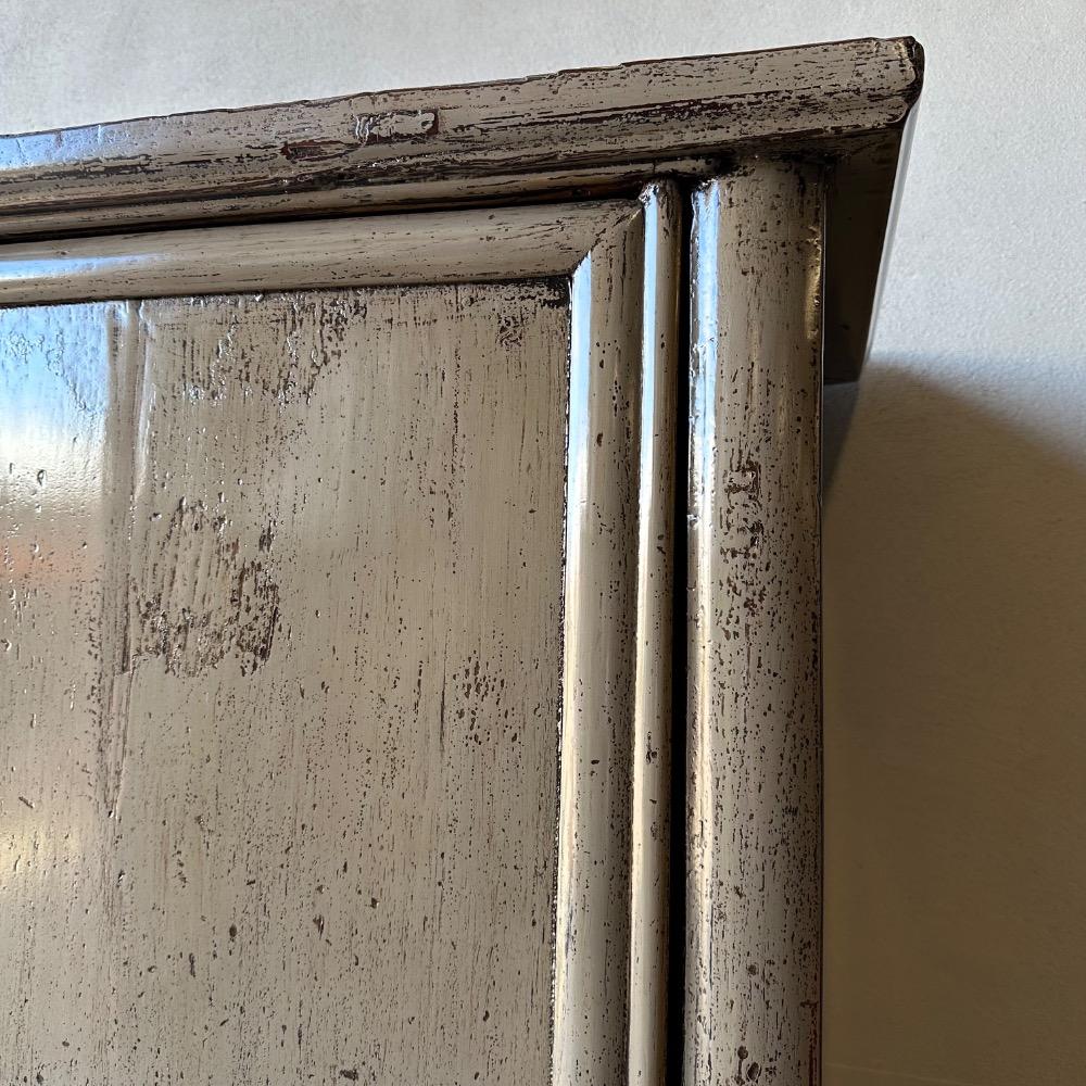 Unieke hoogglans 2 deurskast oud Jade olijf groen 