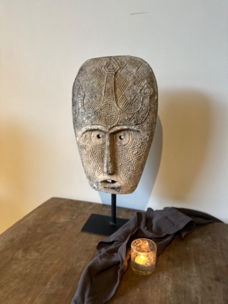 Unieke masker op voet nr1
