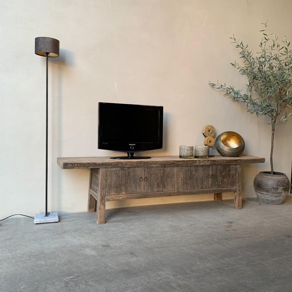 Uniek  tv dressoir  oud Chinees  4 deurs 