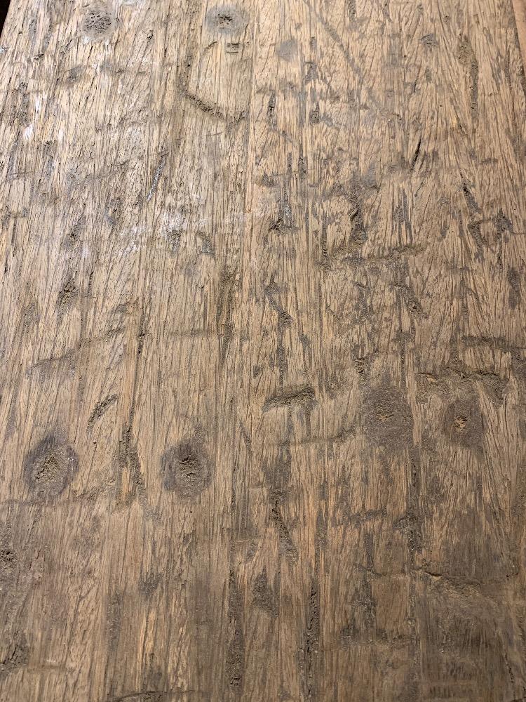 Wandtafel oud hout 3 lade