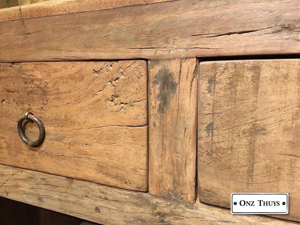 bevestigen bad Bekritiseren Tv meubel oud hout - Kasten - Onz Thuys